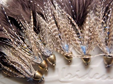 Irideus Conehead Blue Dream Wooly Bugger Streamer flies Trout Fly Fishing