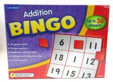 NIB Lakeshore Learning Division Bingo 'Addition Bingo' NEW FACTORY SEALED BOX