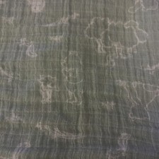 Aden Anais Winnie The Pooh Blanket Piglet Muslin Swaddle Baby 45" X 43" Green