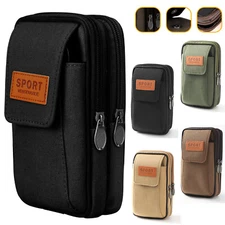 Cell Phone Belt Loop Clip Pouch Case Waist Card Wallet Holder Holster Universal