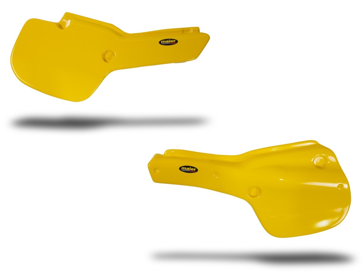 NEW YAMAHA YZ250 YZ490 1983 YELLOW MOTORCYCLE SIDE PANELS | eBay