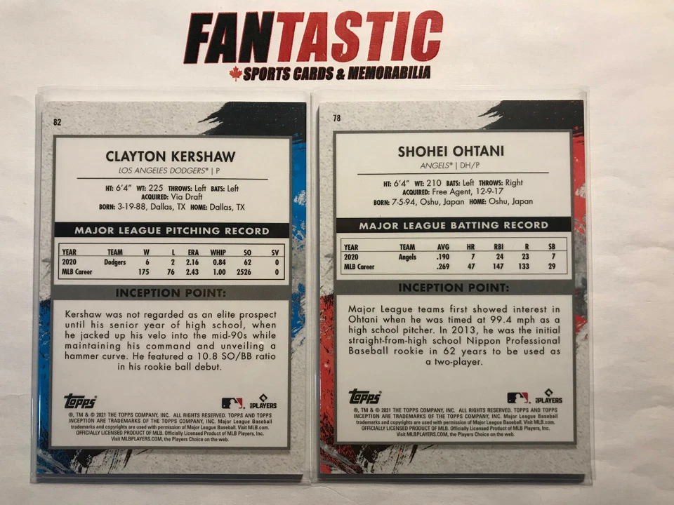 2021 Topps Inception GREEN Parallel Card YOU PICK - FInish Your Set! - Image 2 of 2