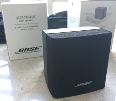BOSE Virtually Invisible Cube Lautsprecher - schwarz - NEU & OVP