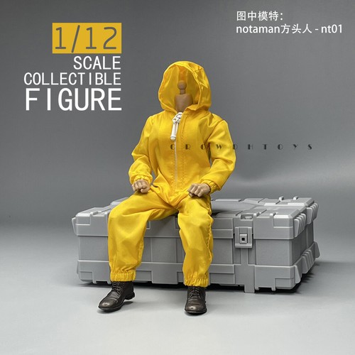 112 Soldiers Yellow Jumpsuits Coveralls Clothes For 3ATOYS DAM Figures