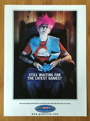 1999 Gamestop Video Games Vintage Print Ad/Poster N64 Nintendo 64
