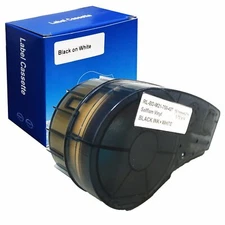 1 Pack For M21-750-427 Label Cartridge,3/4" W,Black/White BMP21 Plus