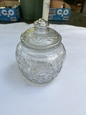 PRINCESS HOUSE 5212 CRYSTAL FANTASIA CANISTER 40 OZ 7" H MADE IN USA NEW IN BOX