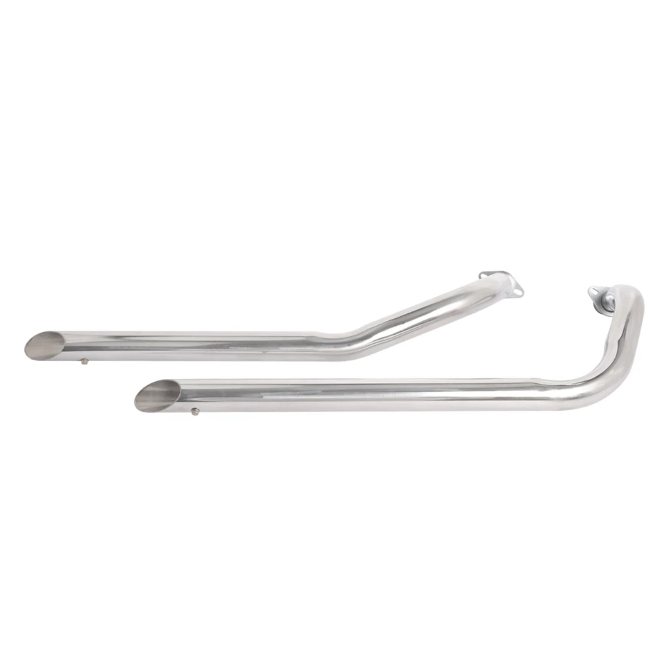 Polish Muffler Exhaust System Pipes Silencers for Honda Shadow Aero VT750 VT400 - Image 2 of 4