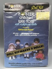 Foster Children 12" WEE TOTS Soft Sculpture Doll Making Kit Esther Lee Foster