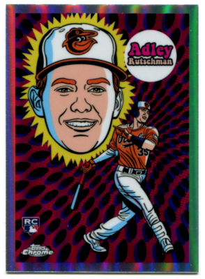 2023 Topps Chrome Adley Rutschman Ultra Violet All-Stars Rookie