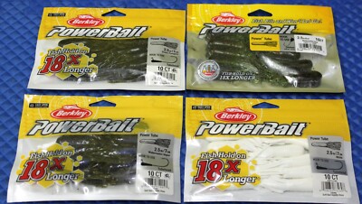 Berkley PowerBait Shad-E - Appâts de bain difficiles à trouver - Gros