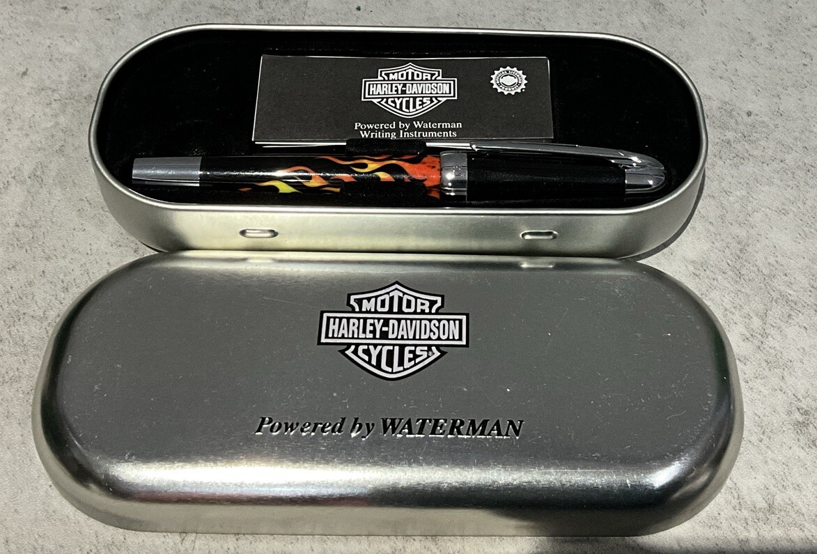 希少‼️WATERMAN HARLEY-DAVIDSON 万年筆・ボールペンセット 希少‼️WATERMAN HARLEY-DAVIDSON 万年筆・ボールペンセット