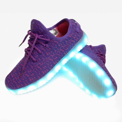 purple light up shoes