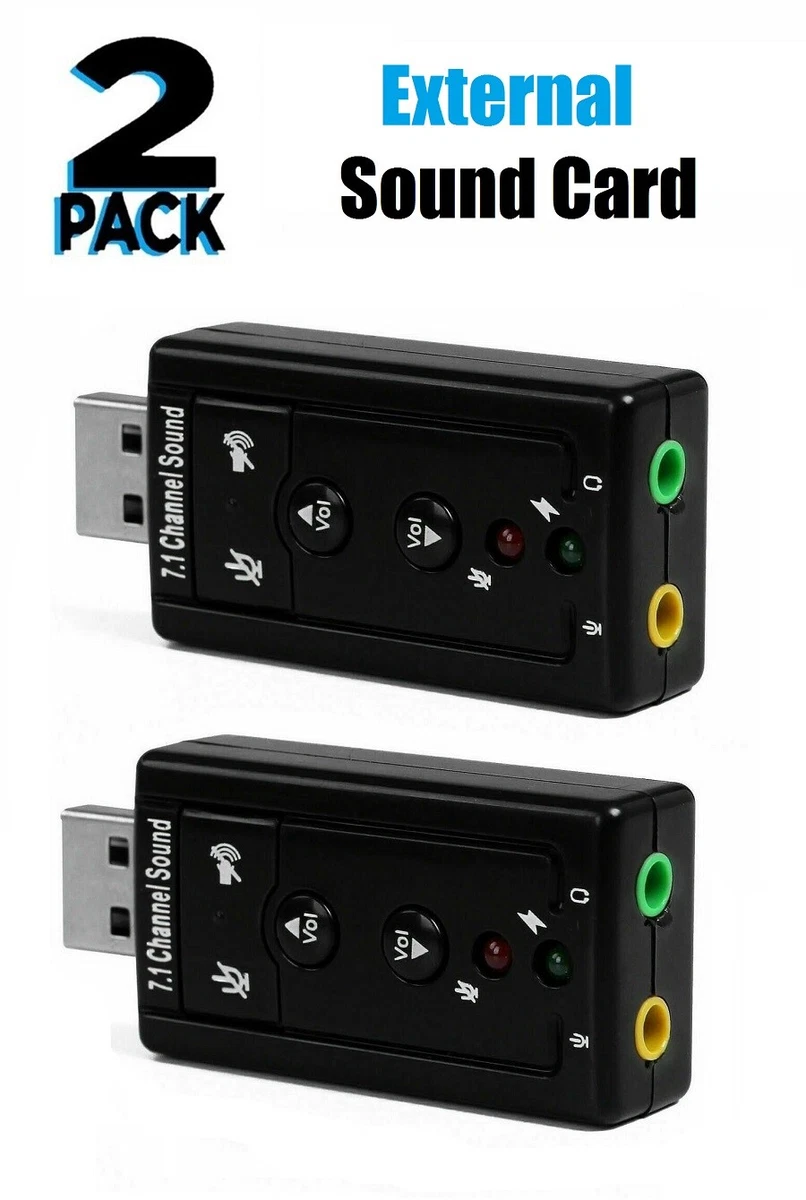 Adaptador Usb A 3.5mm Jack Hembra Con Tarjeta Sonido Externa Color