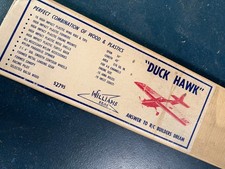  VINTAGE WILLAMS MODELS DUCK HAWK RC Airplane...