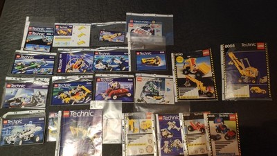 22x Lego Technic Technik Anleitungen: Konvolut zwischen 8000 - 8250