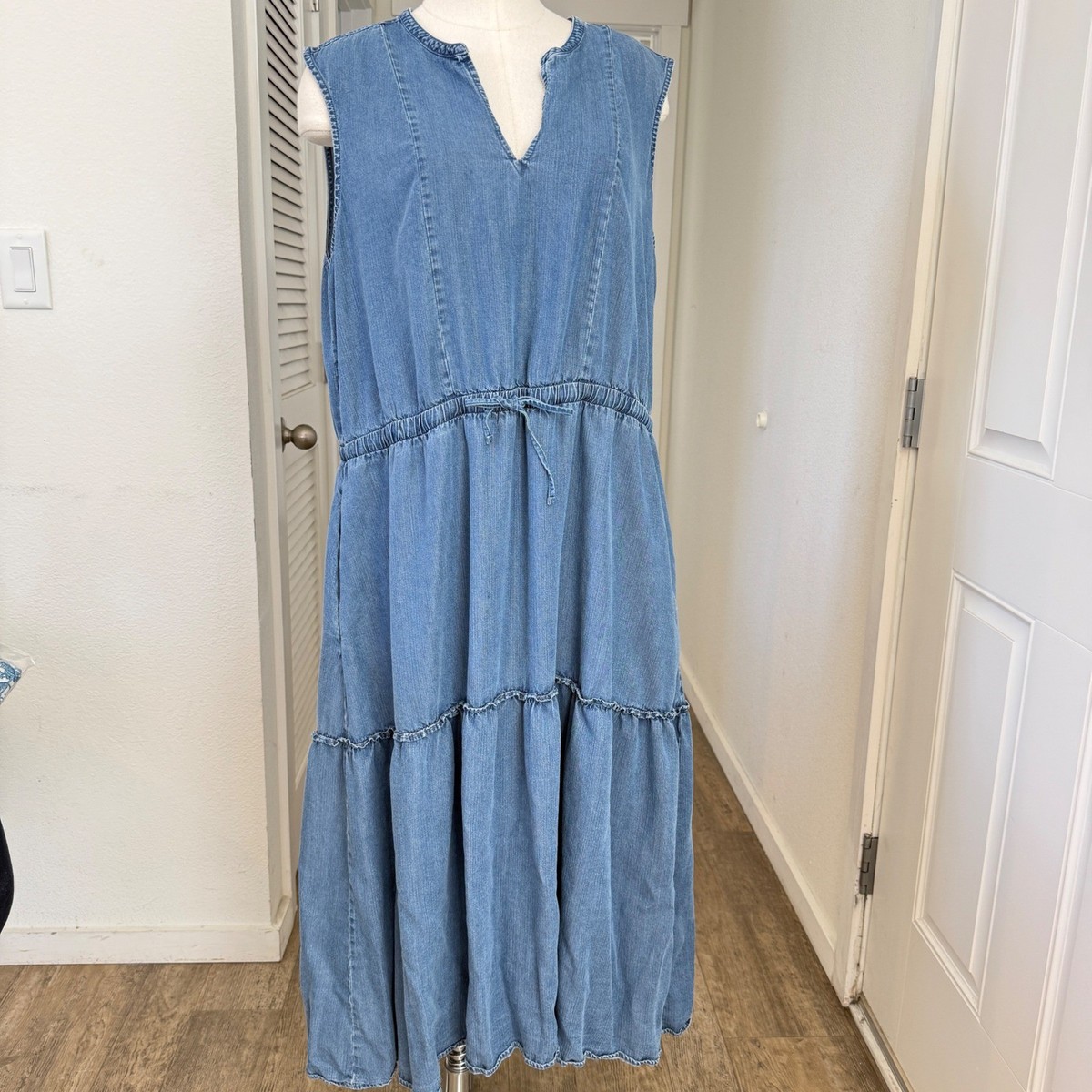 lands end denim dress Womens Dresses this is one of them Lands End Size 12 Denim