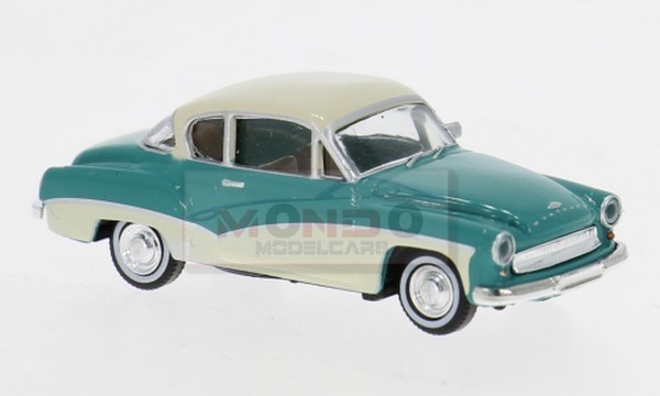 1:87 Brekina Plast Wartburg 311 Coupe Green/Hellblau 1959 BRE27162 Modellbau-image