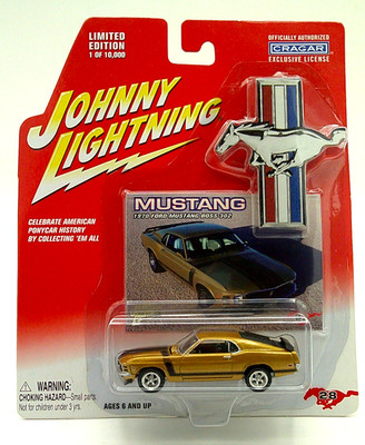 Johnny Lightning 2004 ''MUSTANG SERIES'' 1970 FORD MUSTANG BOSS 302 Collector # 28