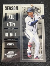 2018 Panini Chronicles - Contenders Optic Ozzie Albies #6 (RC)