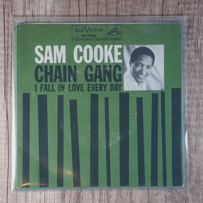 Sam Cooke - Chain Gang - 7'' 45RPM W/ PS 1960 RCA Victor, VG+/VG+