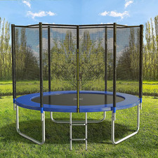 Aotob 8 Ft Trampoline Safety Enclosure Net Combo Bounce Jump For Kids Outdoor