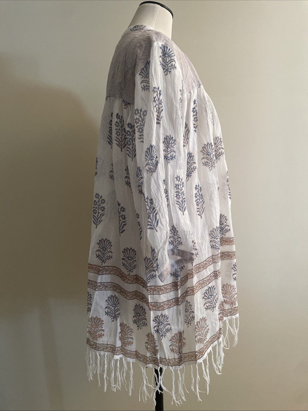 ROBERTA ROLLER RABBIT Boho Peasant Gauze Airy Flo… - image 2