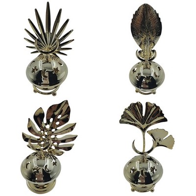 Arab Style Metal Candlestick Moon Star Holder Aromatherapy Holder