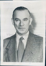 1953 Photo Lionel Amsden Vice President Sales Bausch Lomb Optical Company Chief