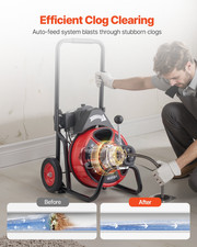Drain Cleaner Machine 100FT x 1/2