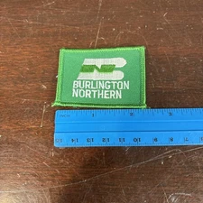 VTG Railroad Co Embroidered Patch Sew On - Burlington Northern