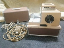 Argus 500 Electromatic Model 58 35mm Slide Projector WITH carry case  READ 