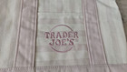 New TRADER JOE’s 2026 Set of 4 Striped Mini Canvas Tote Bag Pink Blue Green Sand — photo 4