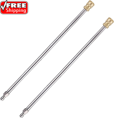 #ad Pressure Washer Extension Wand 17 Inch Stainless Steel 1 4 Inch Quick Connect P $14.63