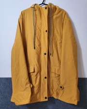 Man Yellow Fisherman's Style Jacket Lightweight Windbreaker 2XL