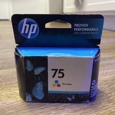 HP 75 Tri color Ink Cartridge Genuine OEM CB337WN NIB, EXP FEB 2016