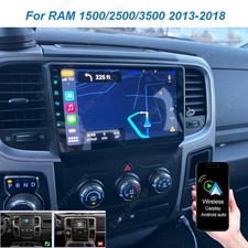 Apple CarPlay Android 15 Car Stereo Radio For Dodge Ram 1500 2500 3500 2013-2018