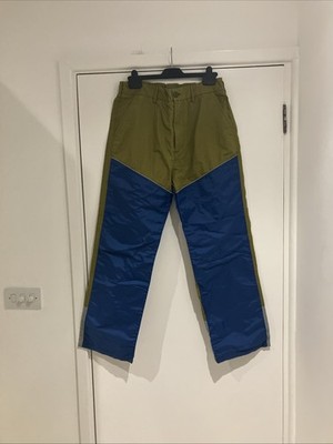 Moncler Genius 2 1952 Sergio Zambon Ski Trousers 30-32  Waist M Blue Khaki