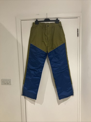 Moncler Genius 2 1952 Sergio Zambon Ski Trousers 30-32” Waist M Blue Khaki