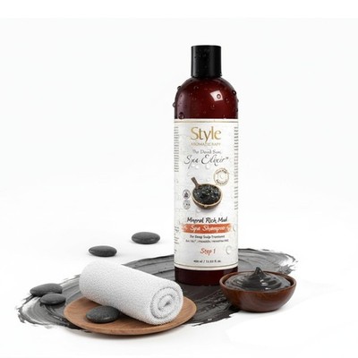 Style Aromatherapy Professional Mineral Rich Mud Shampoo with Dead Sea Mud 400ML
