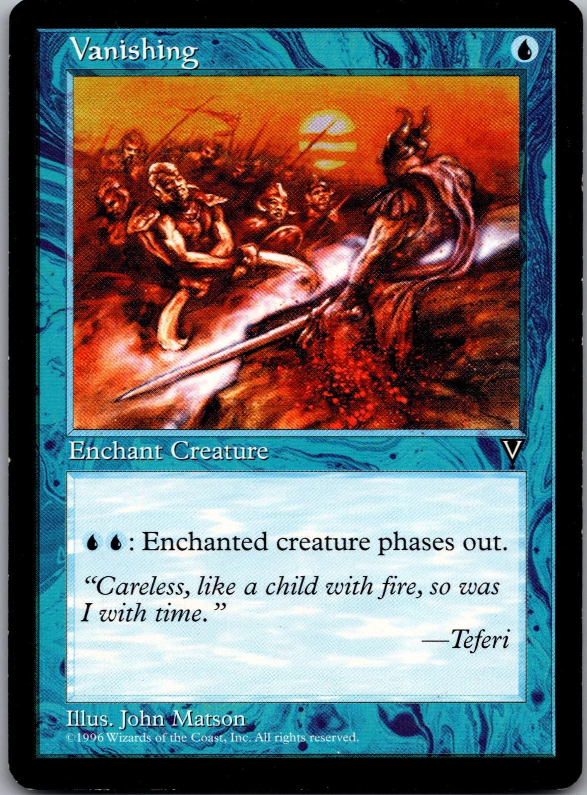 Vanishing Common Visions Magic: The Gathering Lightly Played