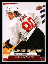 2020-21 Upper Deck Canvas #C220 Brayden Burke RC (Young Guns)