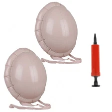 2 Pack Santa Claus Inflatable, Big Belly with Mini Inflator, Cosplay Props, P...