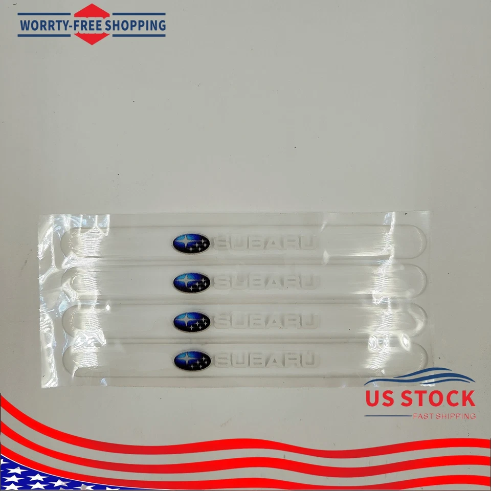 OEM 8X Clear Car Door Handle Bowl Protector Scuff Guard Anti Scratch For Subaru - Изображение 3 из 4