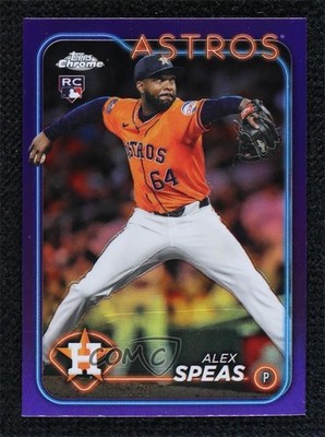 2024 Topps Chrome Update Purple Refractor /250 Alex Speas #USC175 Rookie RC 08z4