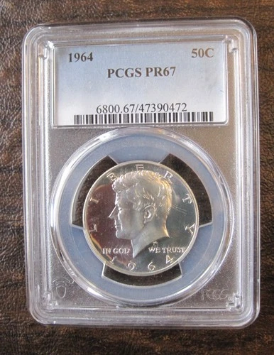1964 Kennedy Silver Half Dollar PCGS PR67
