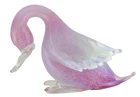 Vintage AVEM Murano Glass Swan With Sticker - Arte Vetraria Muranese