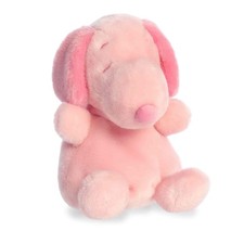 Aurora Peanuts Palm Pals Spring Snoopy Pink 5" Plush Stuffed Animal Toy 40531