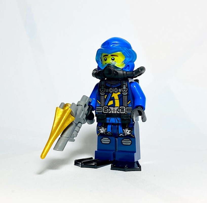 アイドル JITO 2025 VER. (BLUE) JICHOI NEW LEGO Jay - Seabound, Scuba Gear minifigure - Ninjago 71756
