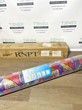 30ft Decorative Privacy Adhesive-Free Static-Cling Window Film Treatment#GW560TP